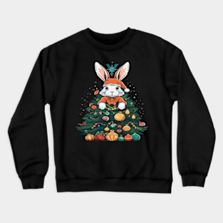 Rabbit Christmas Crewneck Sweatshirt